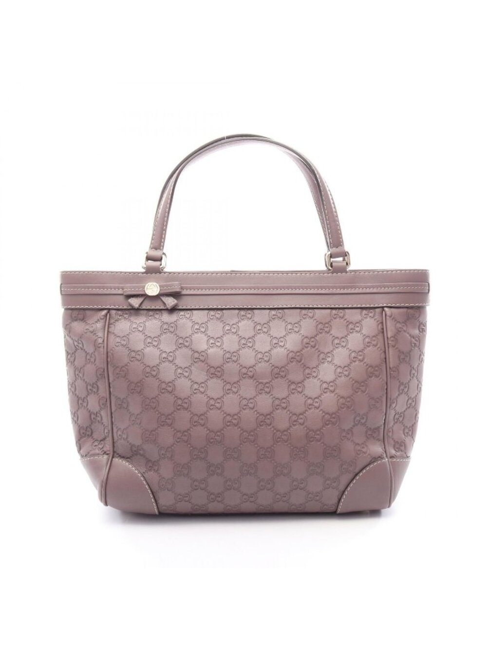 Gucci Tote Bag Mayfair Guccissima Mocha Leather